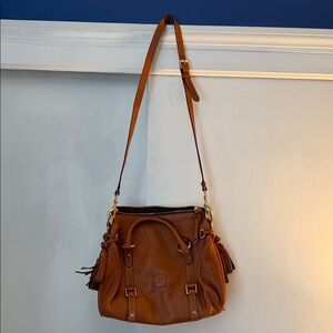 Dooney & Bourke Tan Leather Shoulder Bag